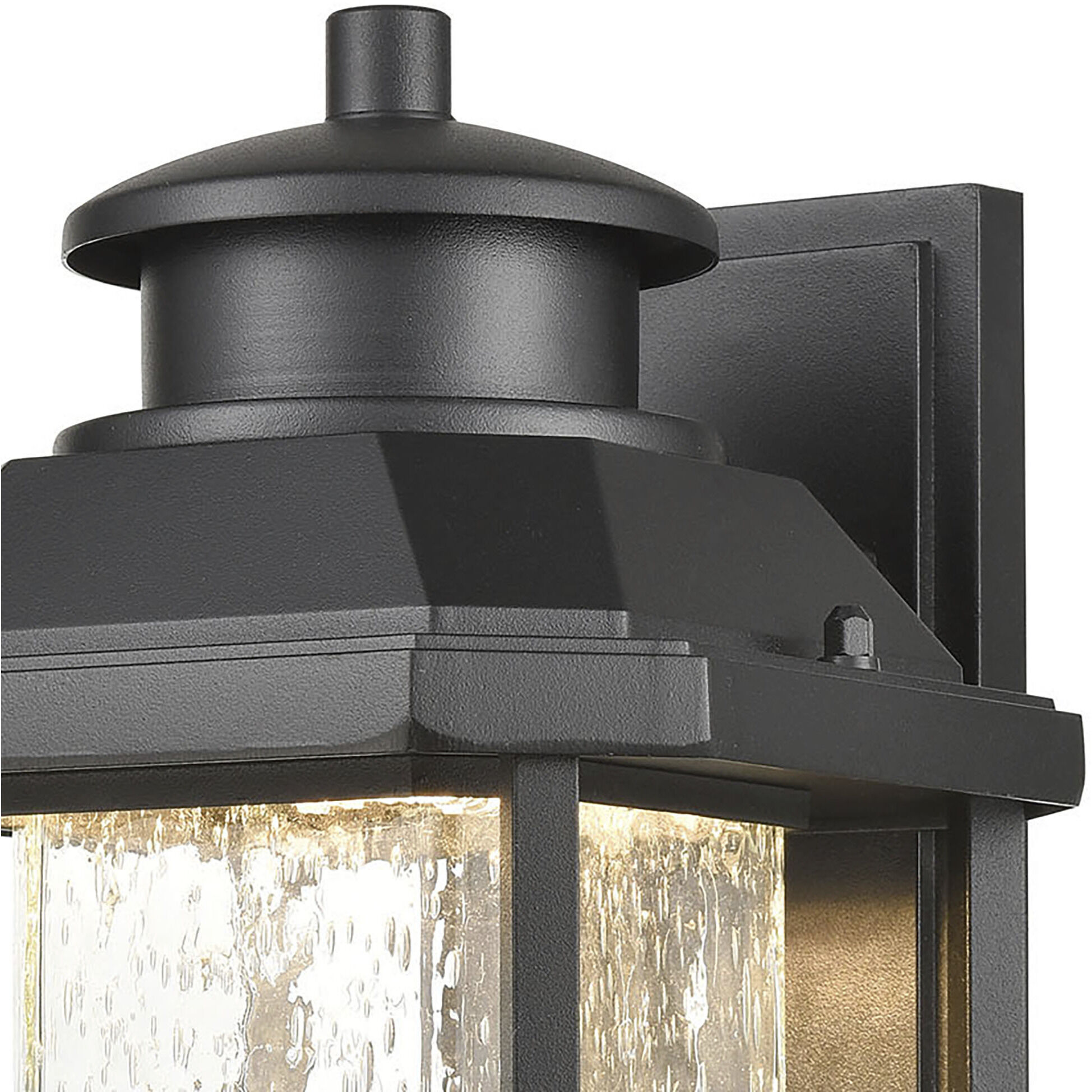 Irvine LED 13 inch Matte Black Outdoor Sconce
