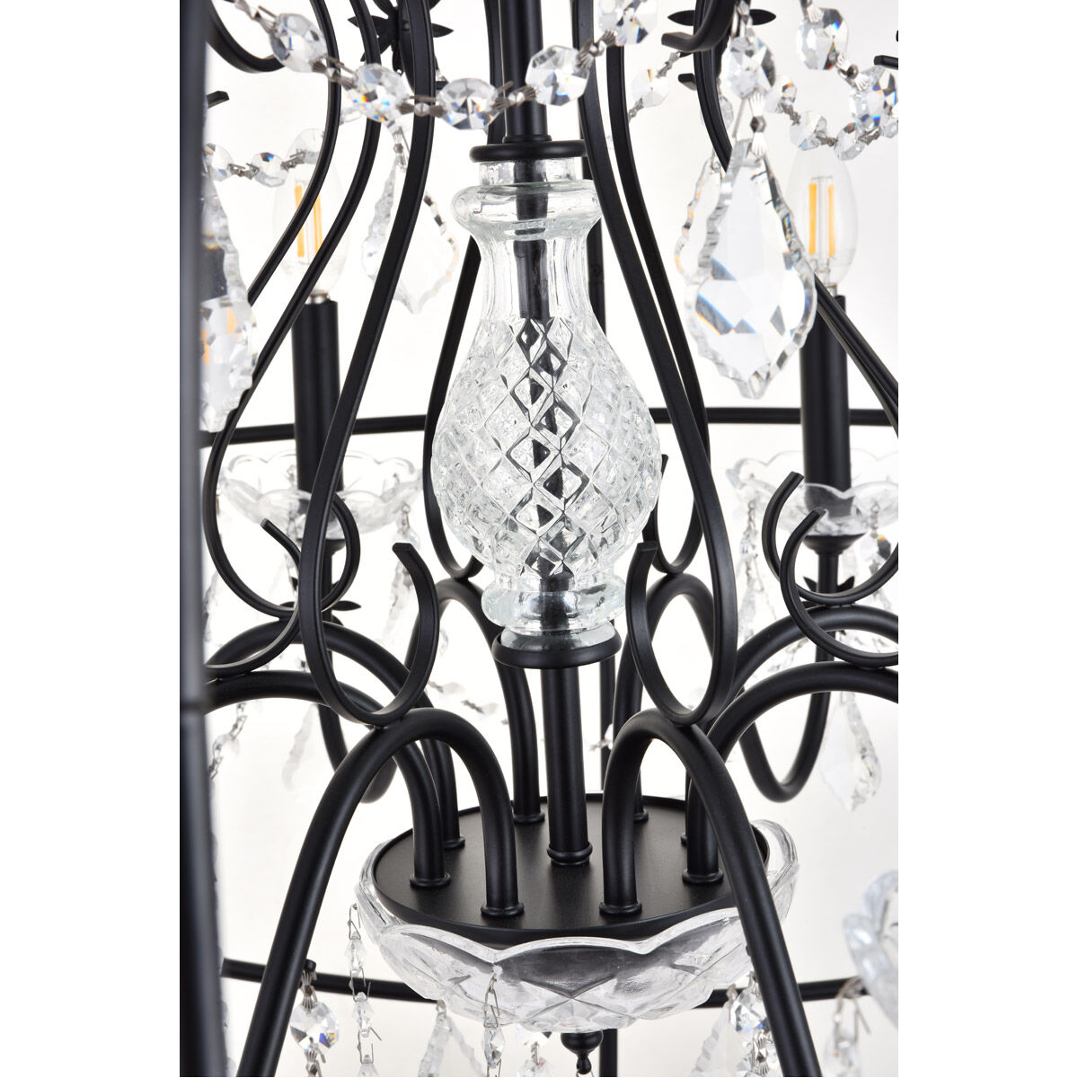 Cordelia 8 Light 32 inch black Pendant Ceiling Light