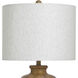 Frank 32 inch 100 watt Darley and Light Oatmeal Table Lamp Portable Light