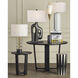 Waterfall 27.5 inch 150 watt Clear and Natural and Brass Table Lamp Portable Light