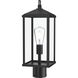 Cantley 1 Light 18.25 inch Matte Black Outdoor Post Mount Lantern Light