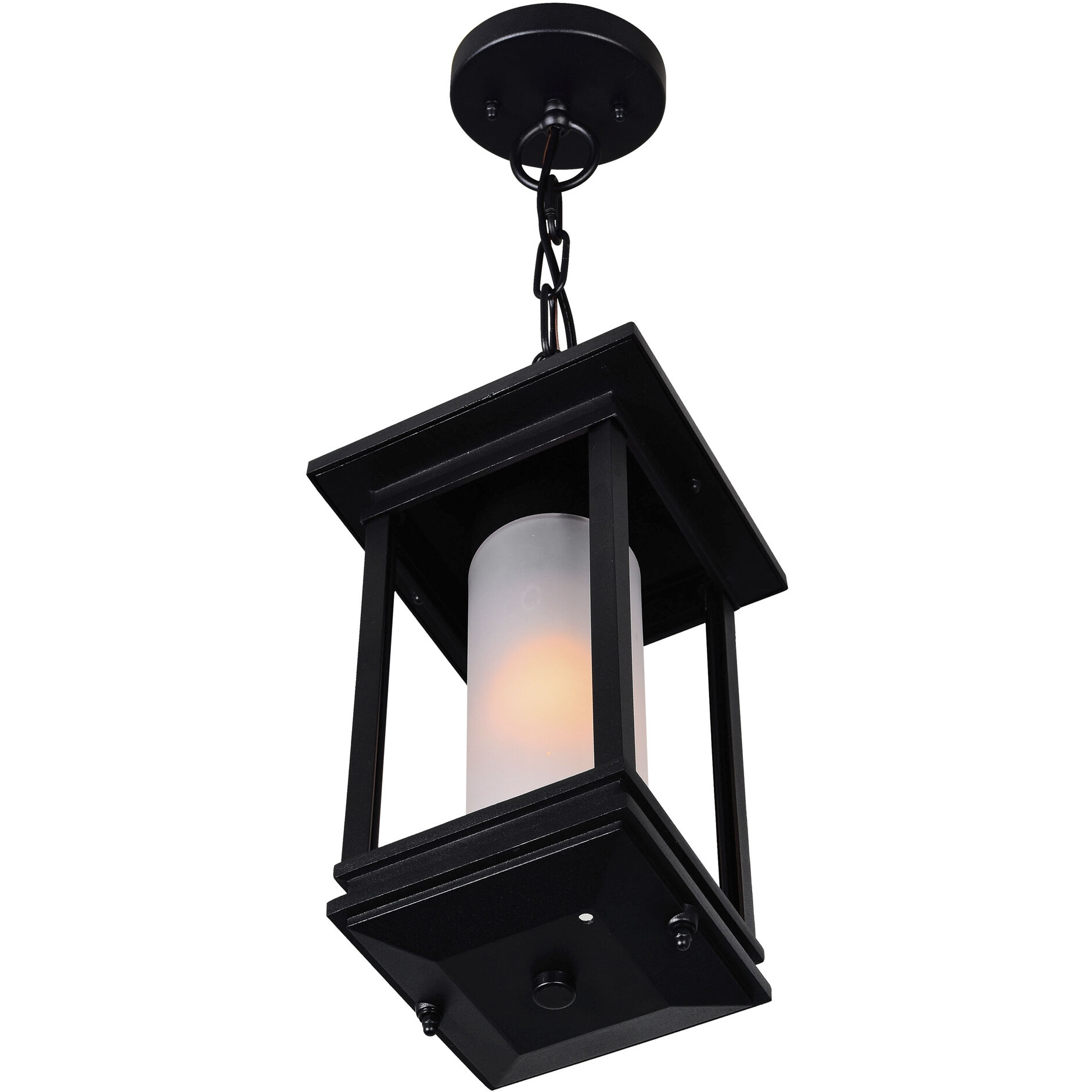 Granville 1 Light 6.9 inch Black Outdoor Hanging Light