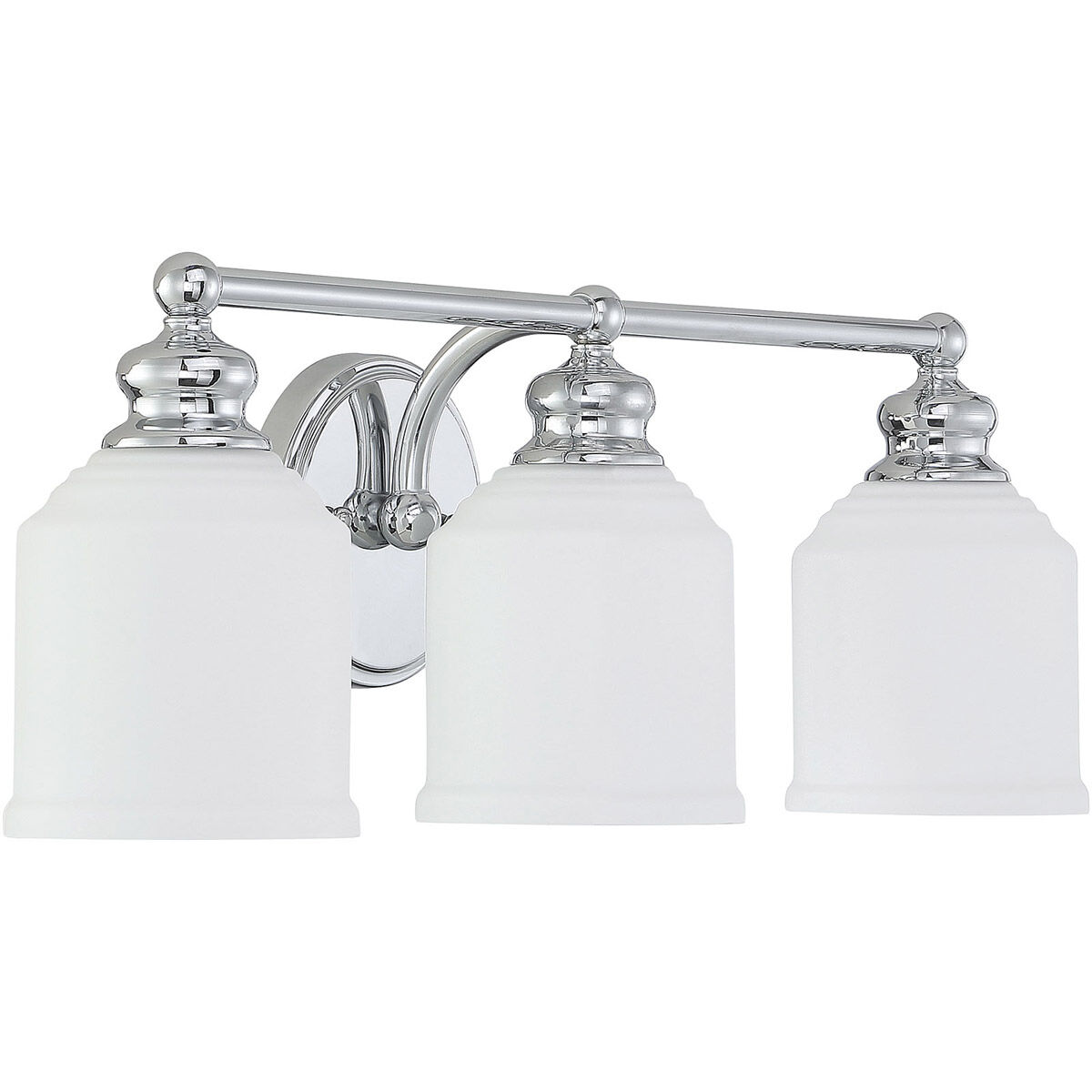 Melrose 3 Light 24 inch Polished Chrome Bathroom Vanity Light Wall Light, Essentials
