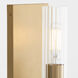 Kilbey 1 Light 5 inch Aged Brass Vanity Light Wall Light