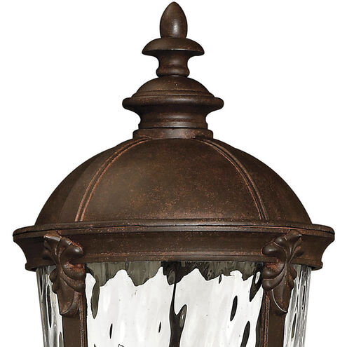 Estate Series Windsor LED 35 inch River Rock Outdoor Post Mount Lantern, Extra Large