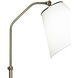 Fin 68.75 inch 100.00 watt Antique Brass Floor Lamp Portable Light