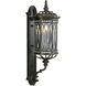 Warwickshire 3 Light 33 inch Black Outdoor Wall Mount