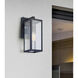 Alaina 1 Light 14.88 inch Black Outdoor Wall Lantern
