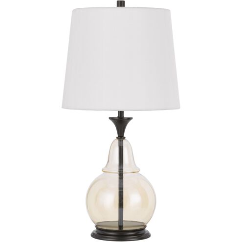Kittery 28 inch 150.00 watt Clear/Dark Bronze Table Lamp Portable Light