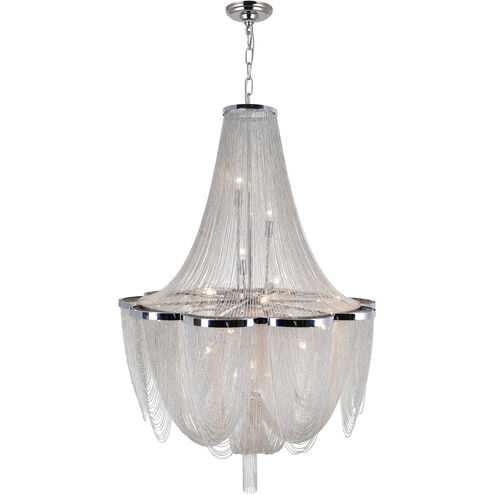 Taylor 10 Light 22 inch Chrome Down Chandelier Ceiling Light