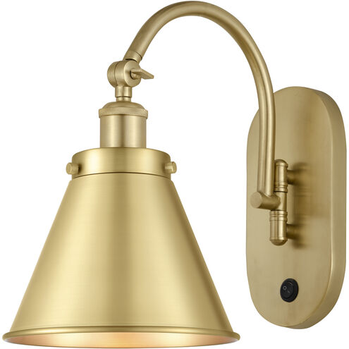Franklin Restoration Appalachian LED 8 inch Satin Gold Sconce Wall Light