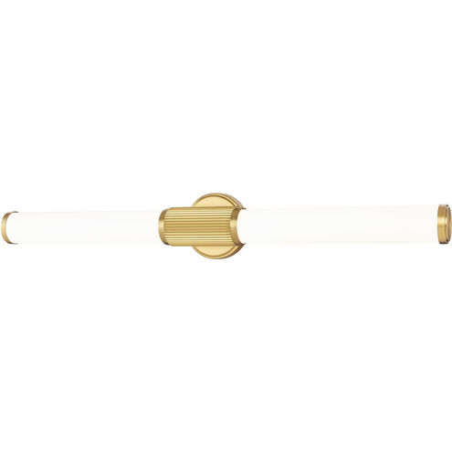 Solange LED 32.5 inch Modern Gold Bath Vanity Wall Light