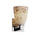 Alabaster Rocks LED 5.75 inch Matte Black Wall Sconce Wall Light in 700 Lm LED, Round Flared, Modular