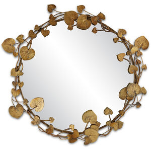Vinna Antique Brass Mirror