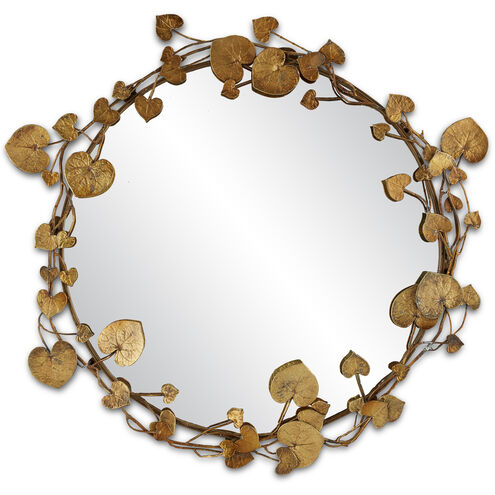 Vinna Antique Brass Mirror