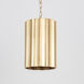 Allegra 1 Light 9.25 inch Weathered Brass Mini Pendant Ceiling Light