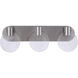 Glisten 21.26 X 7.28 inch Brushed Polished Nickel Vanity