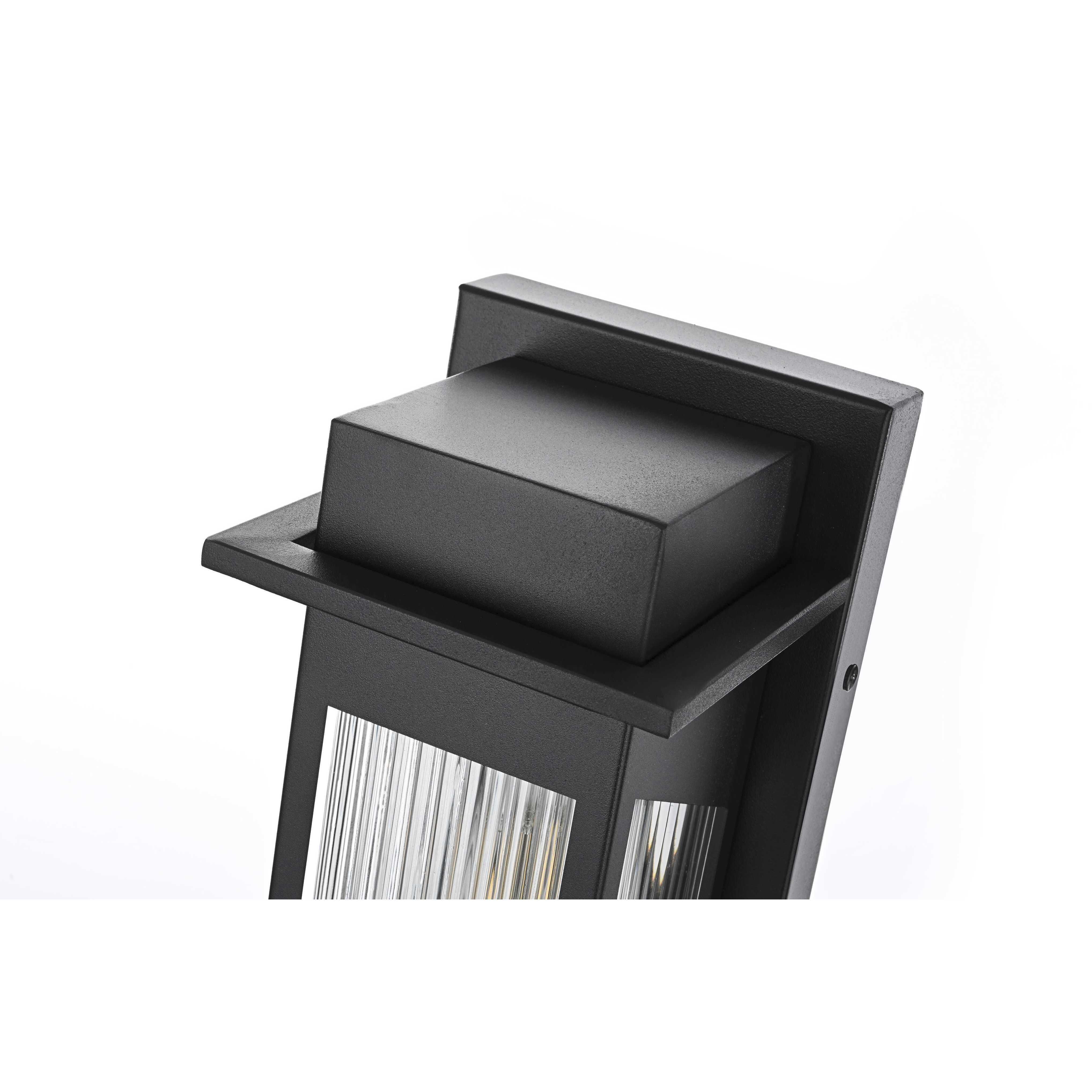 Fletcher 1 Light 11 inch Black Outdoor Wall Sconce