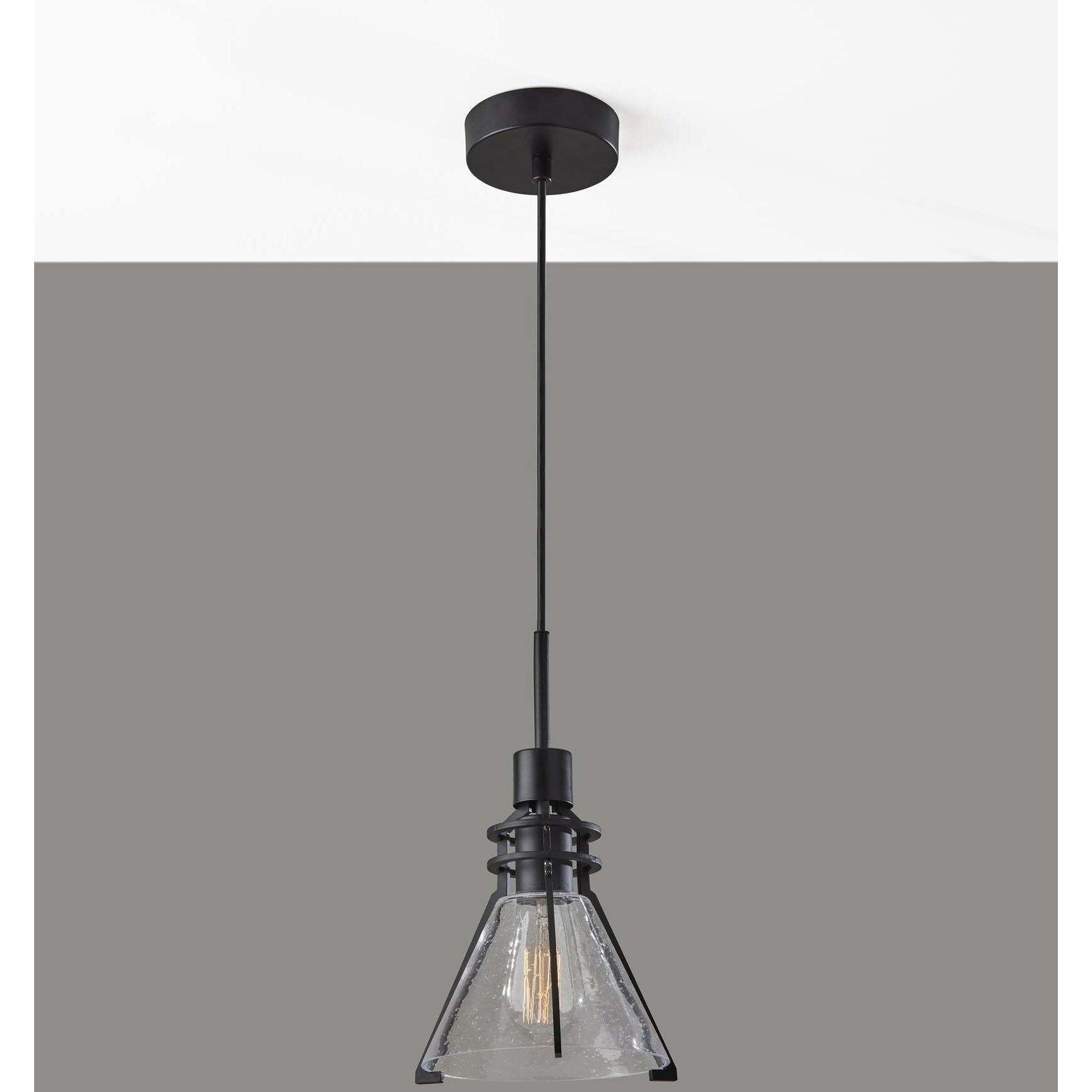 Beckett 1 Light 7.25 inch Black Pendant Ceiling Light