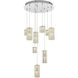 Aston 9 Light 24 inch Chrome Pendant Ceiling Light