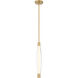 Verto LED 3 inch Legacy Brass Pendant Ceiling Light