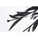 Priscilla 4 Light 23 inch Black Flush Mount Ceiling Light