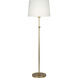 Koleman 49.25 inch 100.00 watt Aged Brass Floor Lamp Portable Light