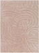 Elenor 120 X 94 inch Pale Pink Rug in 8 x 10, Rectangle