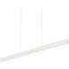 Boulevard 1 Light 1.88 inch White Pendant Ceiling Light