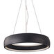 Halo LED 24.38 inch Black Pendant Ceiling Light