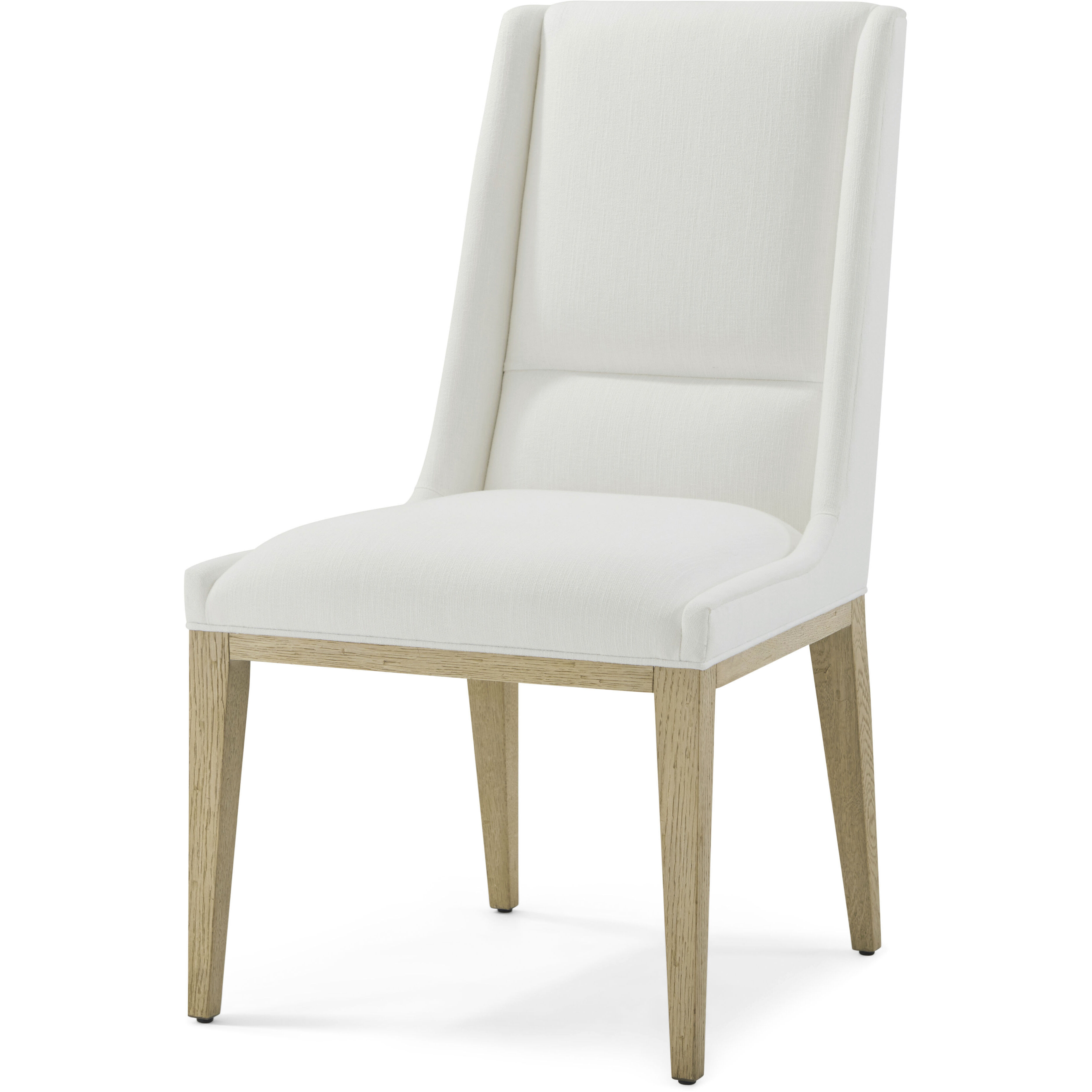 Balboa Coastal Grey Dining Side Chair, Wooden, Upholstered