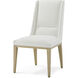 Balboa Coastal Grey Dining Side Chair, Wooden, Upholstered