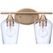 Elba 2 Light 13 inch Aged Brass Vanity Light Wall Light