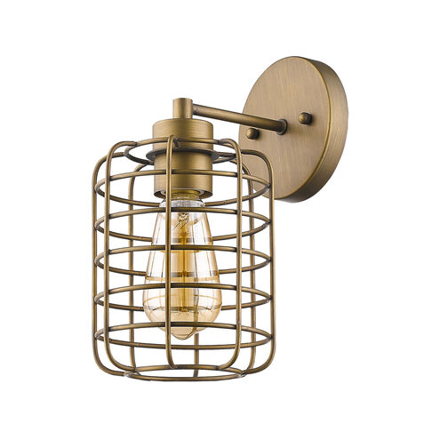 Lynden 1 Light 6 inch Raw Brass Sconce Wall Light