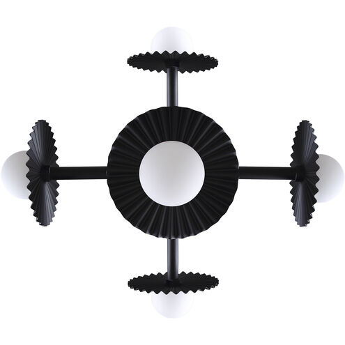 Payton 5 Light 27.5 inch Black Chandelier Ceiling Light