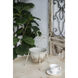 Anita Distressed White Plant Stand