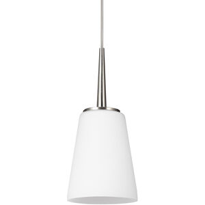 Driscoll 1 Light 5.25 inch Brushed Nickel Pendant Ceiling Light
