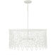Pheobe 4 Light 24 inch Matte White Pendant Ceiling Light