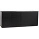 Smith 74 X 22 inch Hand Rubbed Black Sideboard, 4 Door