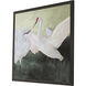 Animals Green and White Framed Art