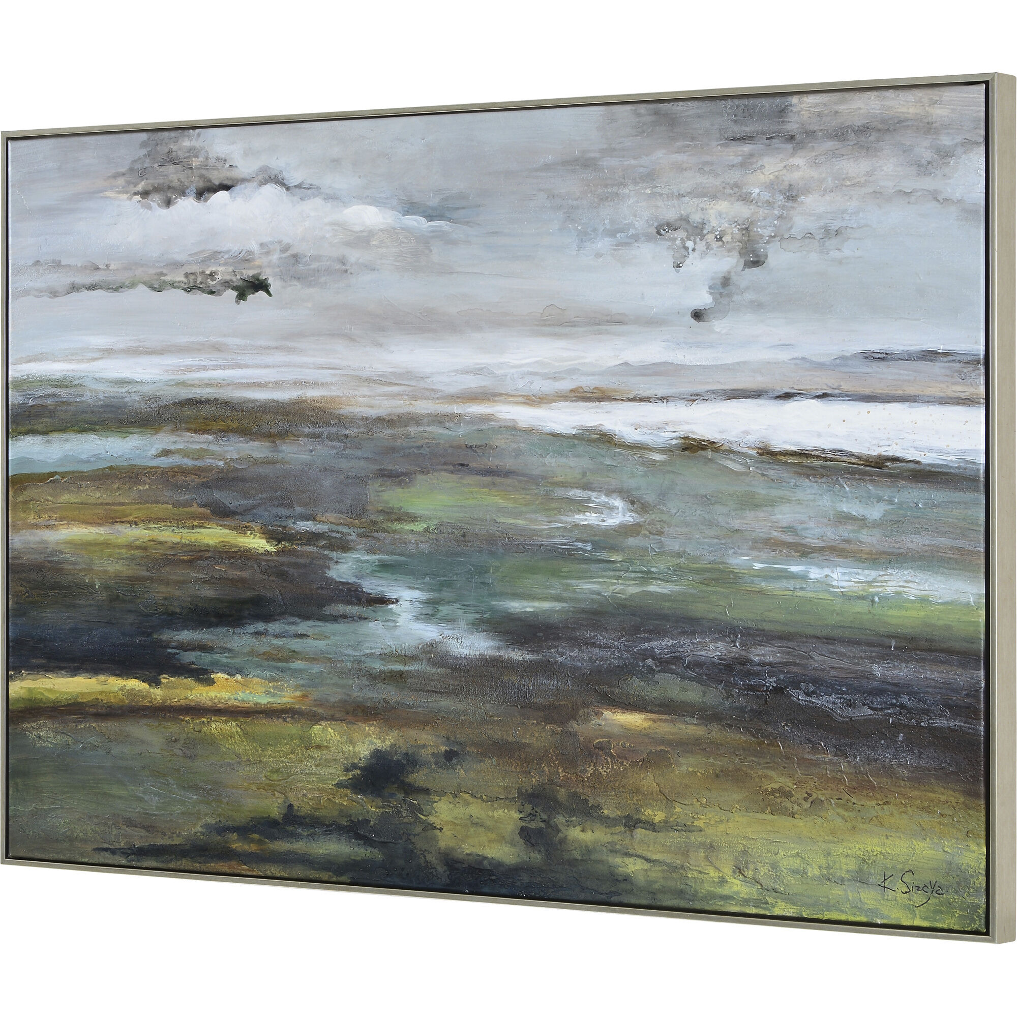 Sprucer Yellow/Multiple Canvas Art