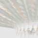 AERIN Hampton 6 Light 40 inch Plaster White Chandelier Ceiling Light, Extra Large