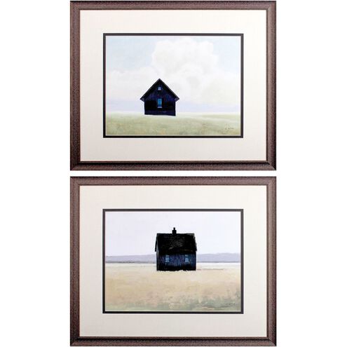 Farmhouse Collection Green Framed Art