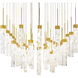 Minx 41 Light 36 inch Aged Brass Multi-Light Pendant Ceiling Light