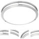 Clarion 1 Light 14 inch Brushed Nickel Flush Mount Ceiling Light