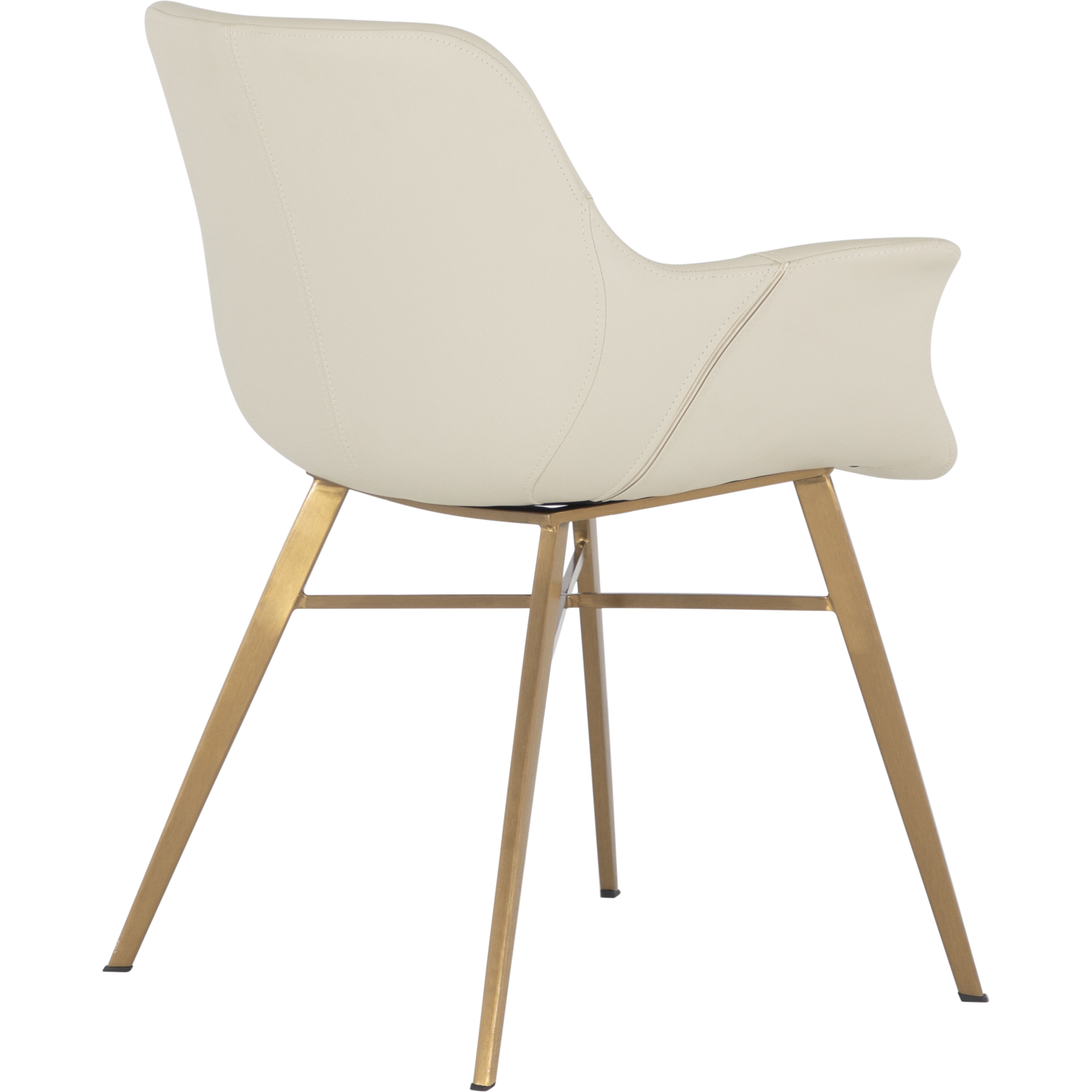 Channing White & Ivory / Yellow Dining Chair