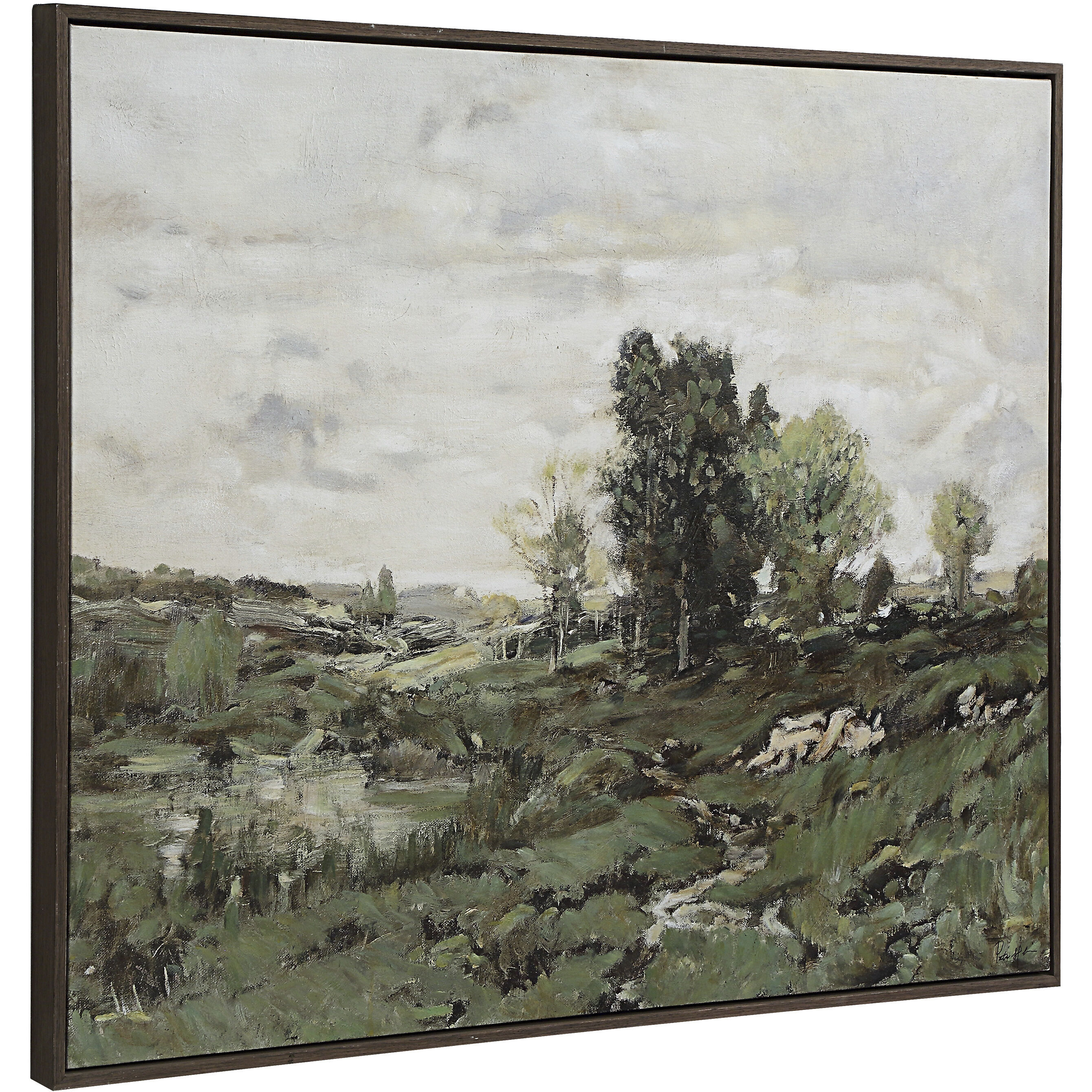 Nature Dark Brown Canvas Art