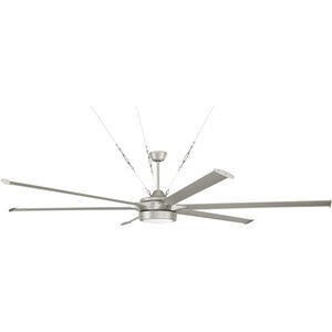 Prost 102 inch Painted Nickel with Painted Nickel Wingtip Blades Ceiling Fan, Blades Included