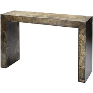 Charlemagne 48 X 15 inch Acid Washed Metal Console Table