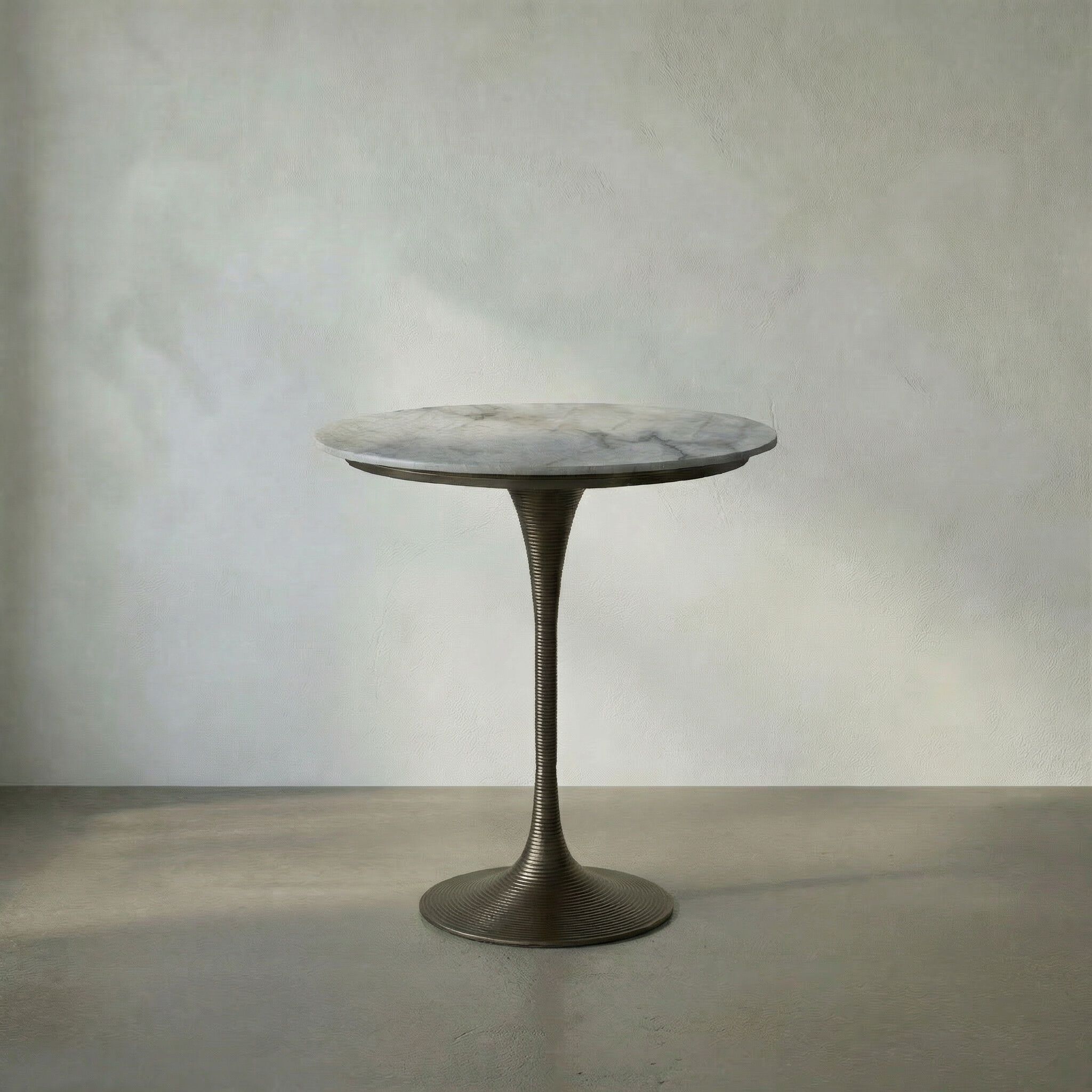 Joni Aged Brass Bar Table